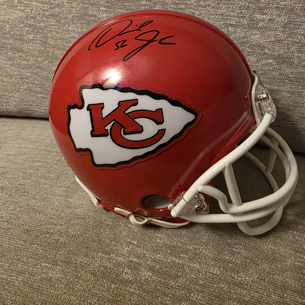 Kansas City Chiefs Signed Mini Helmet- "Derrick Johnson" - Picture 4 of 8